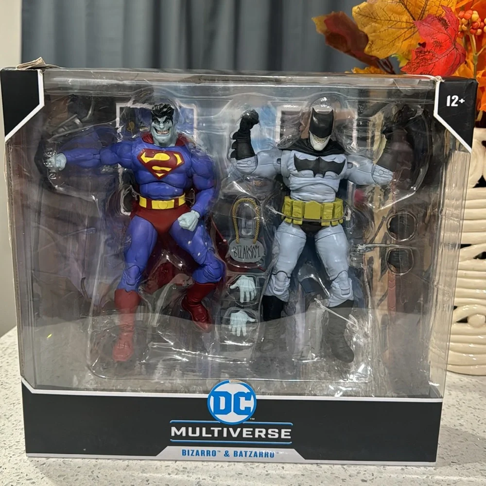 ✨McFarlane Toys - DC Multiverse Bizarro & Batzarro 7in Action Figure 2pk